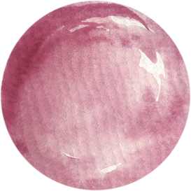 Watercolor Circle Cutout